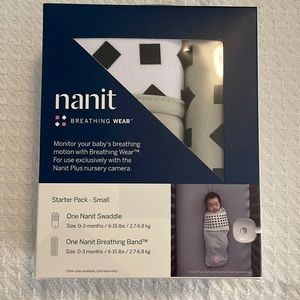 Nanit Breathing Wear Band and Swaddle- BRAND NEW IN BOX
